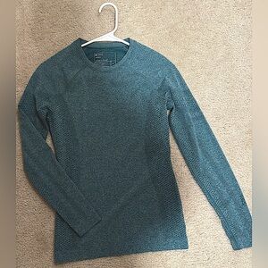 Figs Underscrub top - small, Caribbean blue